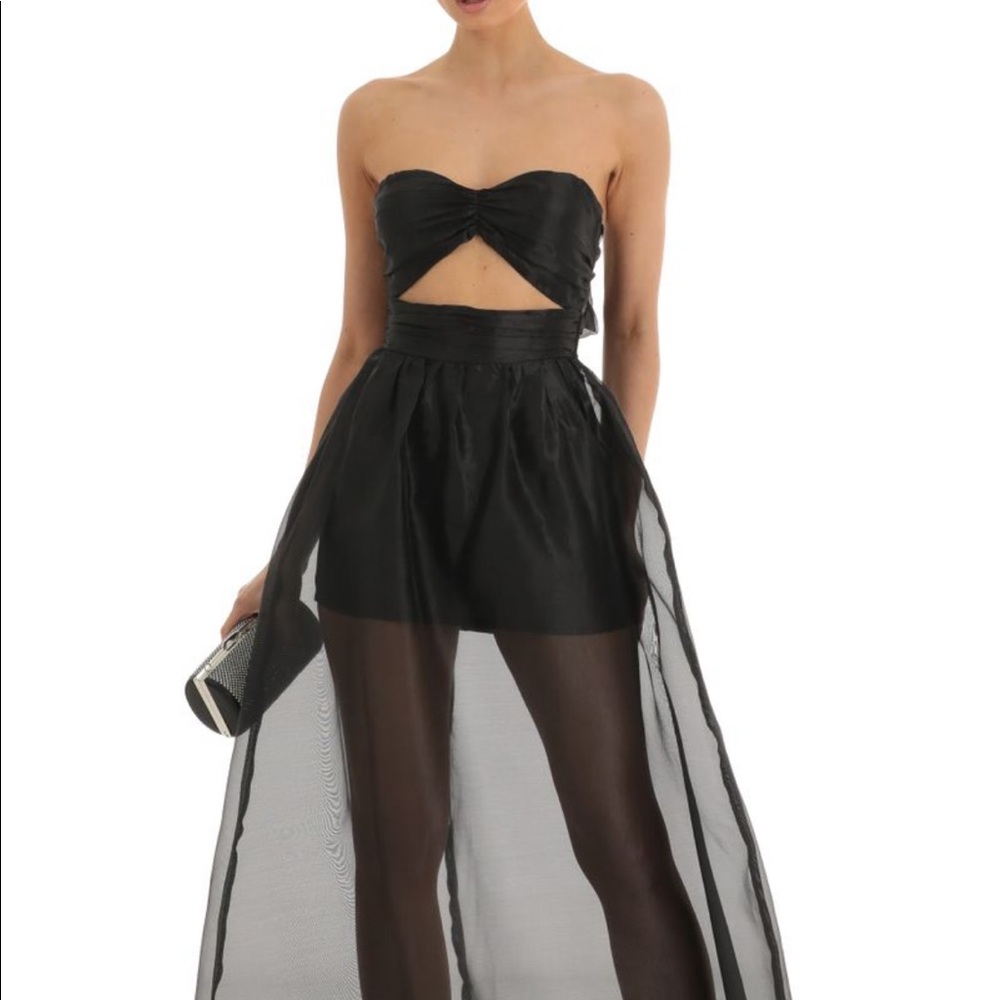 IN SEARCH OF!!! Kalina cutout strapless maxi dress